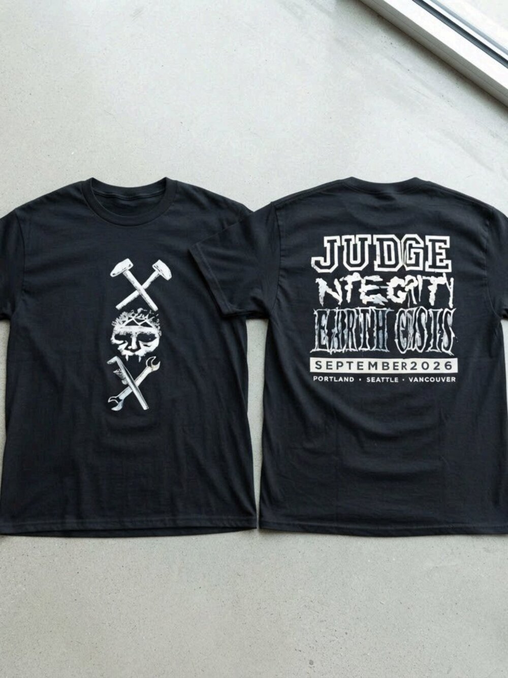 Judge Integrity Tour 2026 Black T-Shirt S-4XL